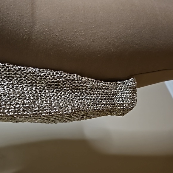 Rare - Stunning Haebaragi Gold Knit Top ptp16 stretches ptp21 - Picture 5 of 9